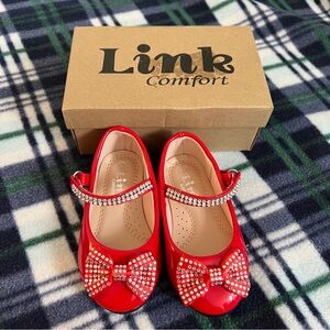Red Kids Maryjanes